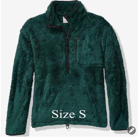 PINK Victoria's Secret Tops - VICTORIA’S SECRET PINK TEDDY HALF ZIP/ SMALL